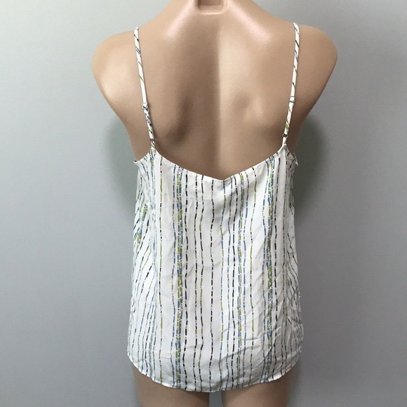 Equipment Femme Layla 100% Silk Stripe Tank Top - Picture 6 of 8